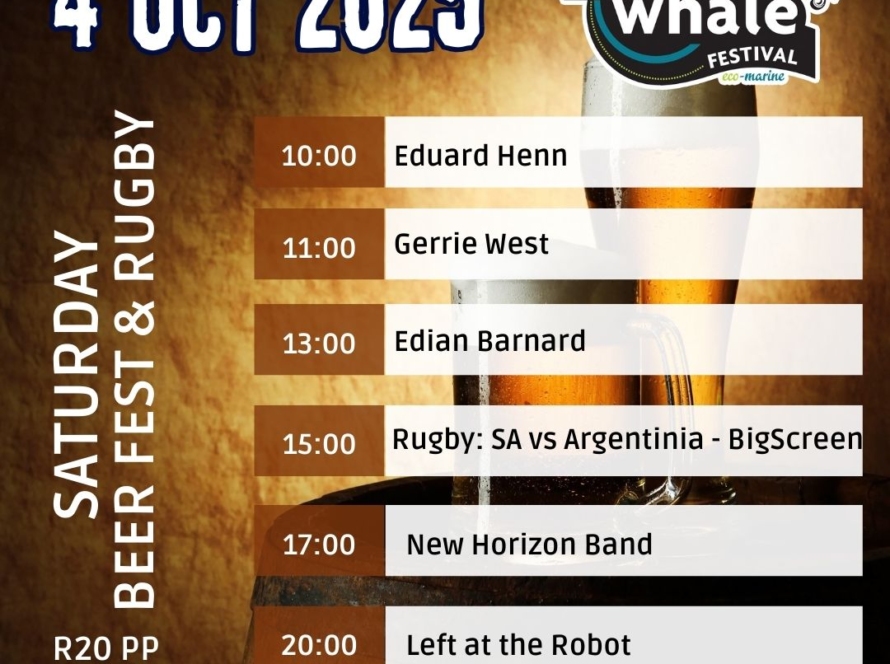 4 Oct WHALE FESTIVAL MUSIC