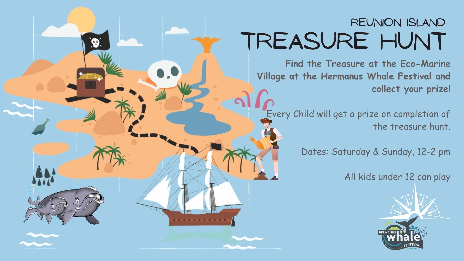 Reunion Island Treasure Hunt on Saturday 1 treasure. hunt reunion island blue