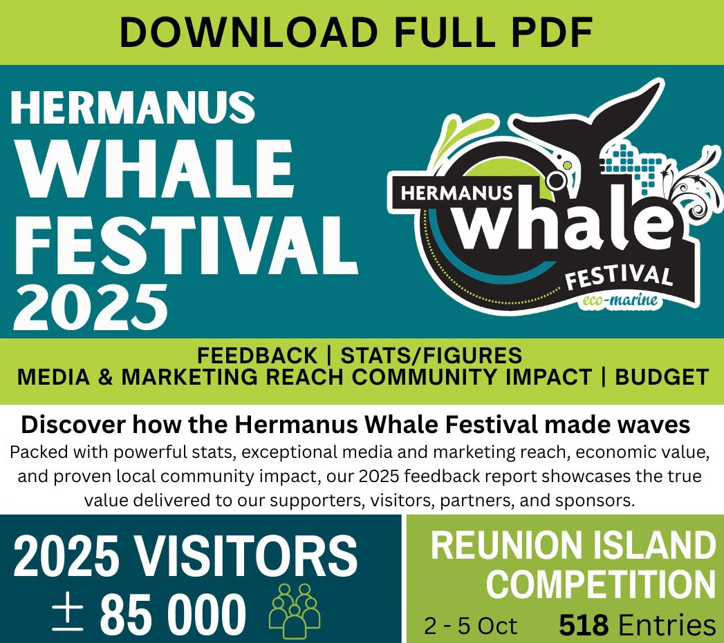 2025 Hermanus Whale festival stats