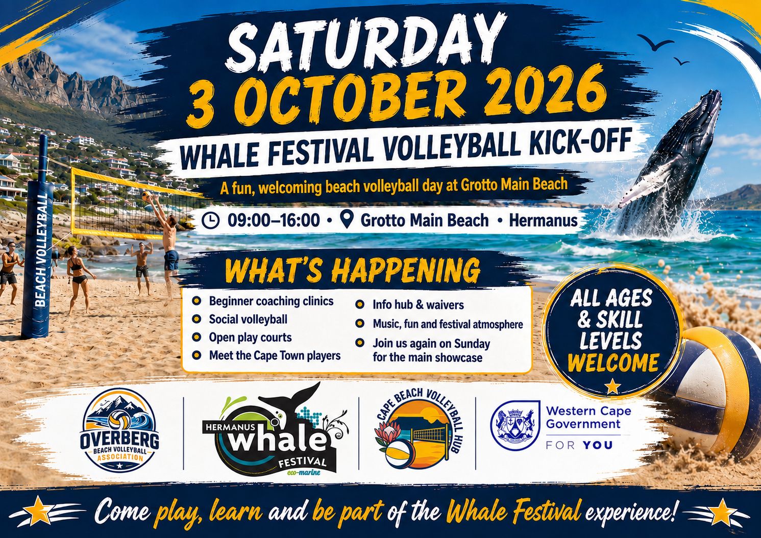 Beach Volleybal Saturday 3 October 2026
